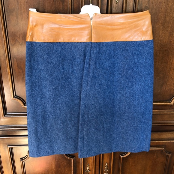 Jean-Louis Scherrer  Denim and Leather Suit - Picture 8 of 8